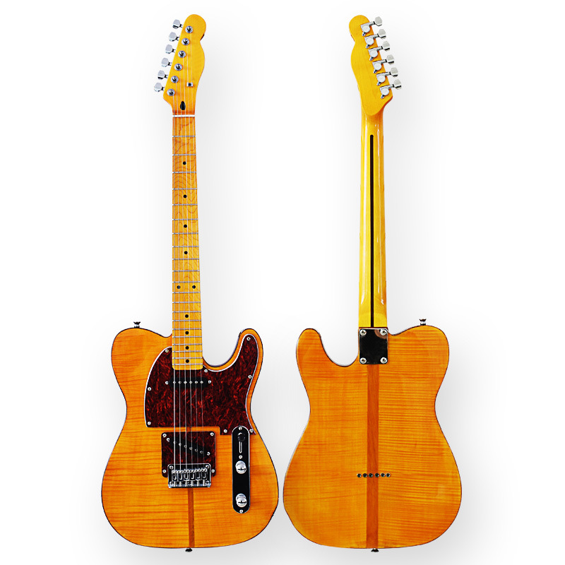 TL Electeic Guitar Tiger Flame Veneer