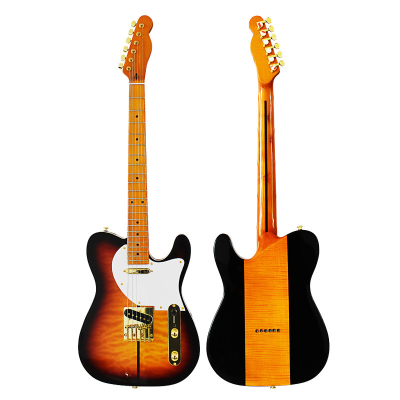 TL Guitar Tiger Flame Veneer 