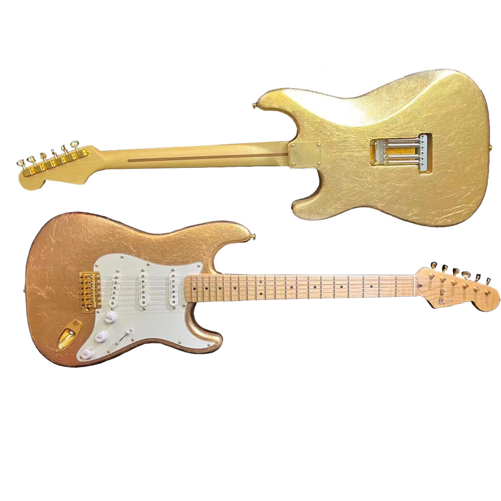 Gold Leaf High-end ST Electric Guitar
