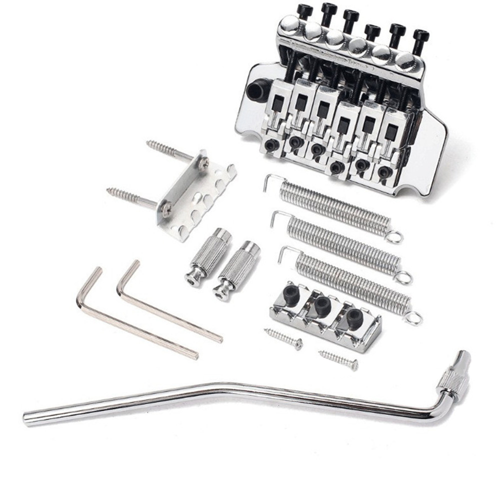 OEM Silver/Black/Golden Electric Guitar Double Roll Locking Tremolo Bridge System for Floyd Rose System